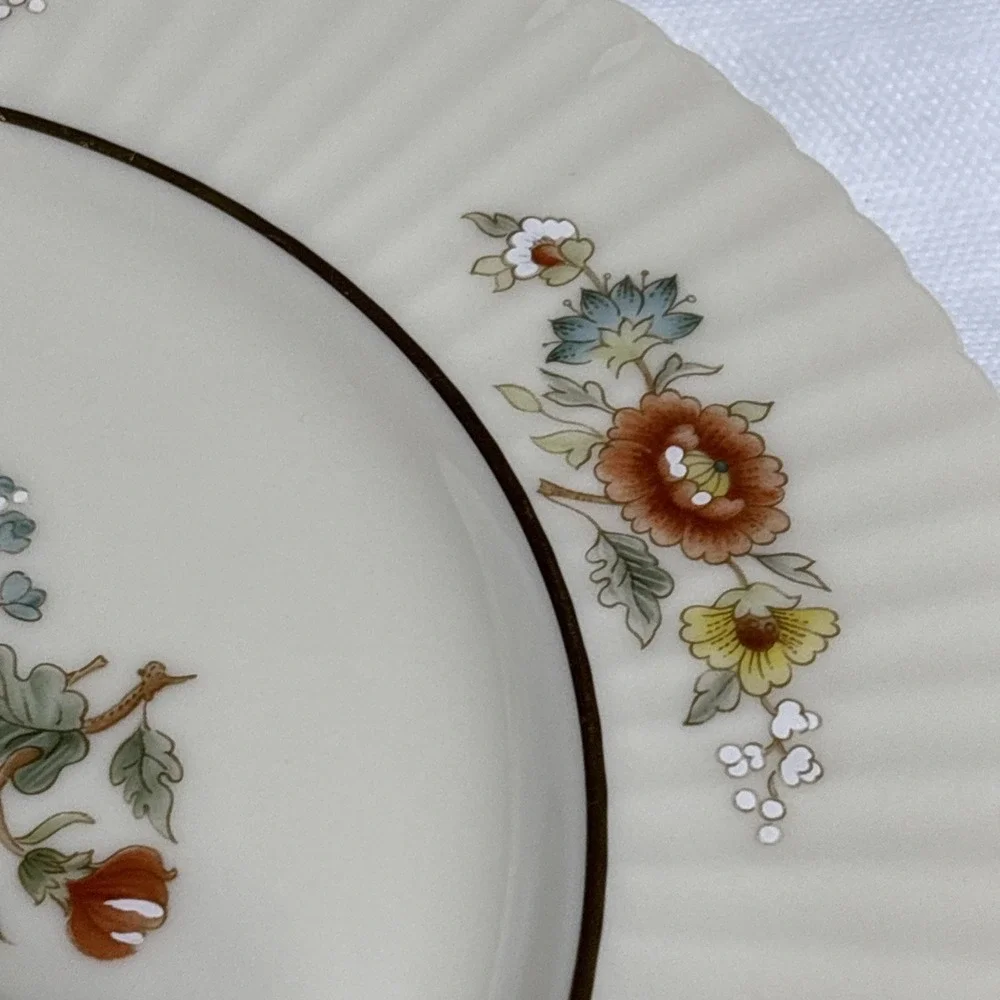 Lenox Temple Blossom Dinner Plate USA Made Fine China Floral 10.5